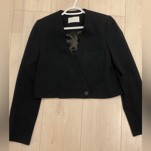 Oak + Fort Cropped Blazer - Picture 4 of 4